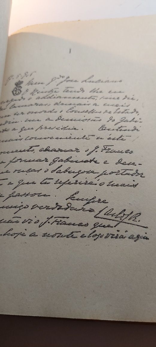 As Cartas D'El-Rei D. Carlos ao Sr. João Franco - Antonio Cabral