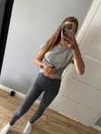 Szare spodnie nowe