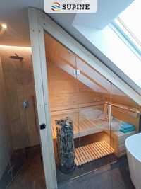Sauna, sauna domowa wewnętrzna, kabina saunowa