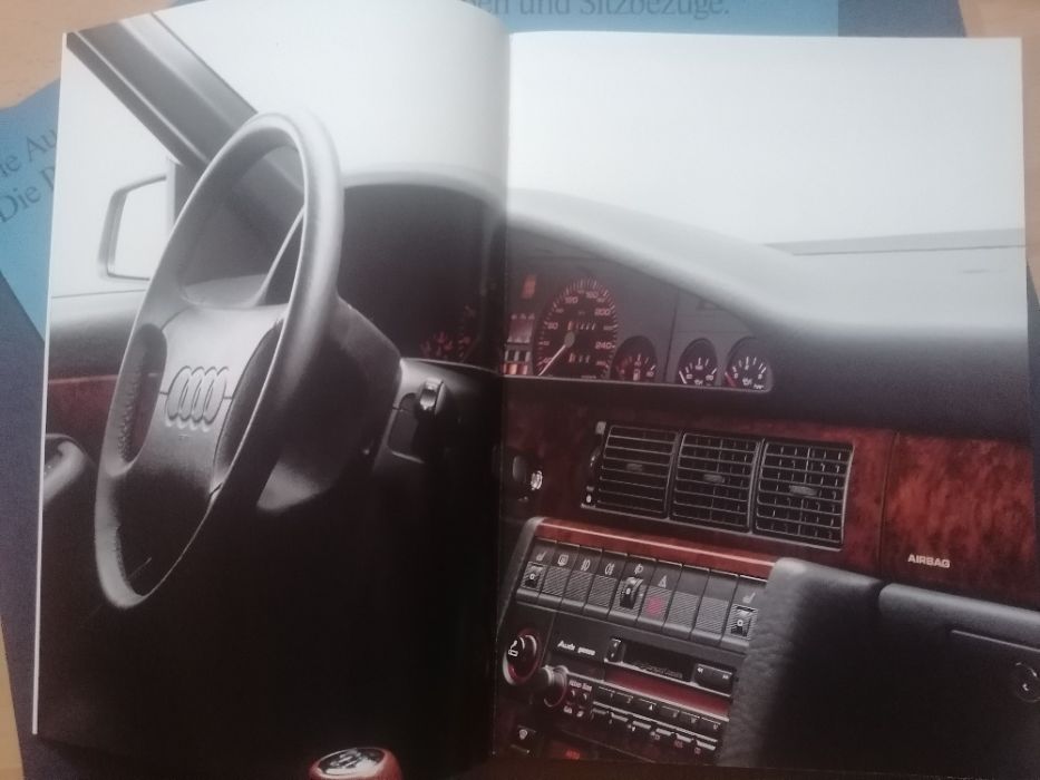 Prospekt Audi V8 3,6, V8 4,2 V8 4,2 lang Teczka -RAR-