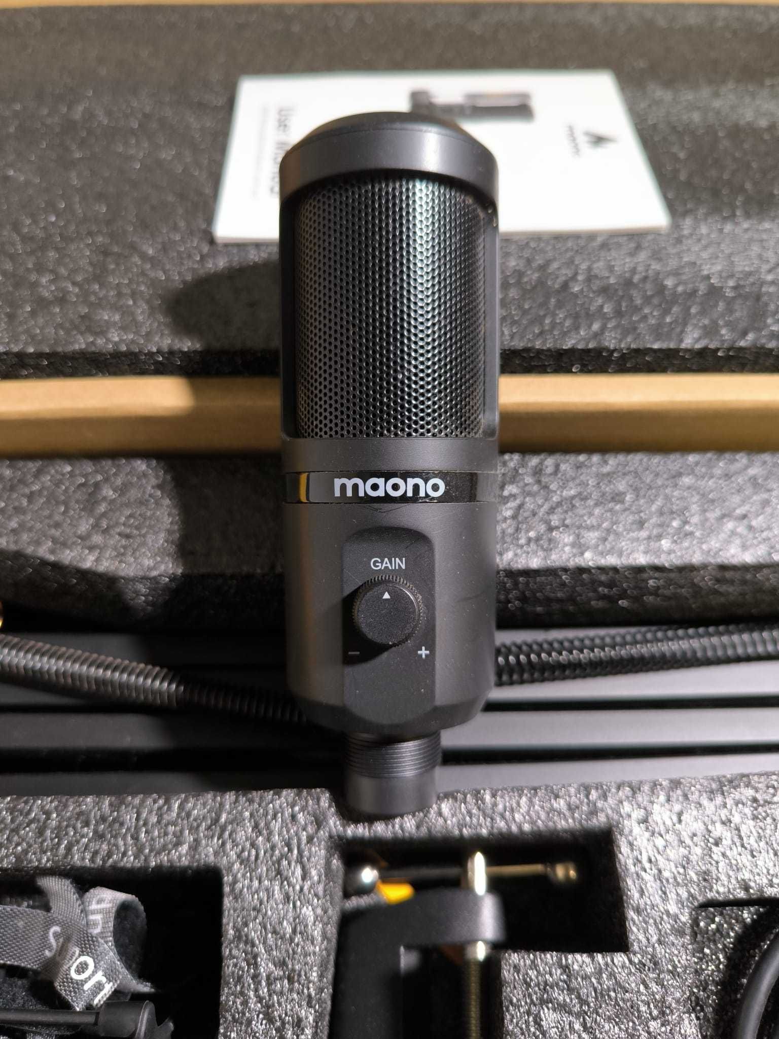 Maono PM461S - Microfone USB com Acessórios (Usado)