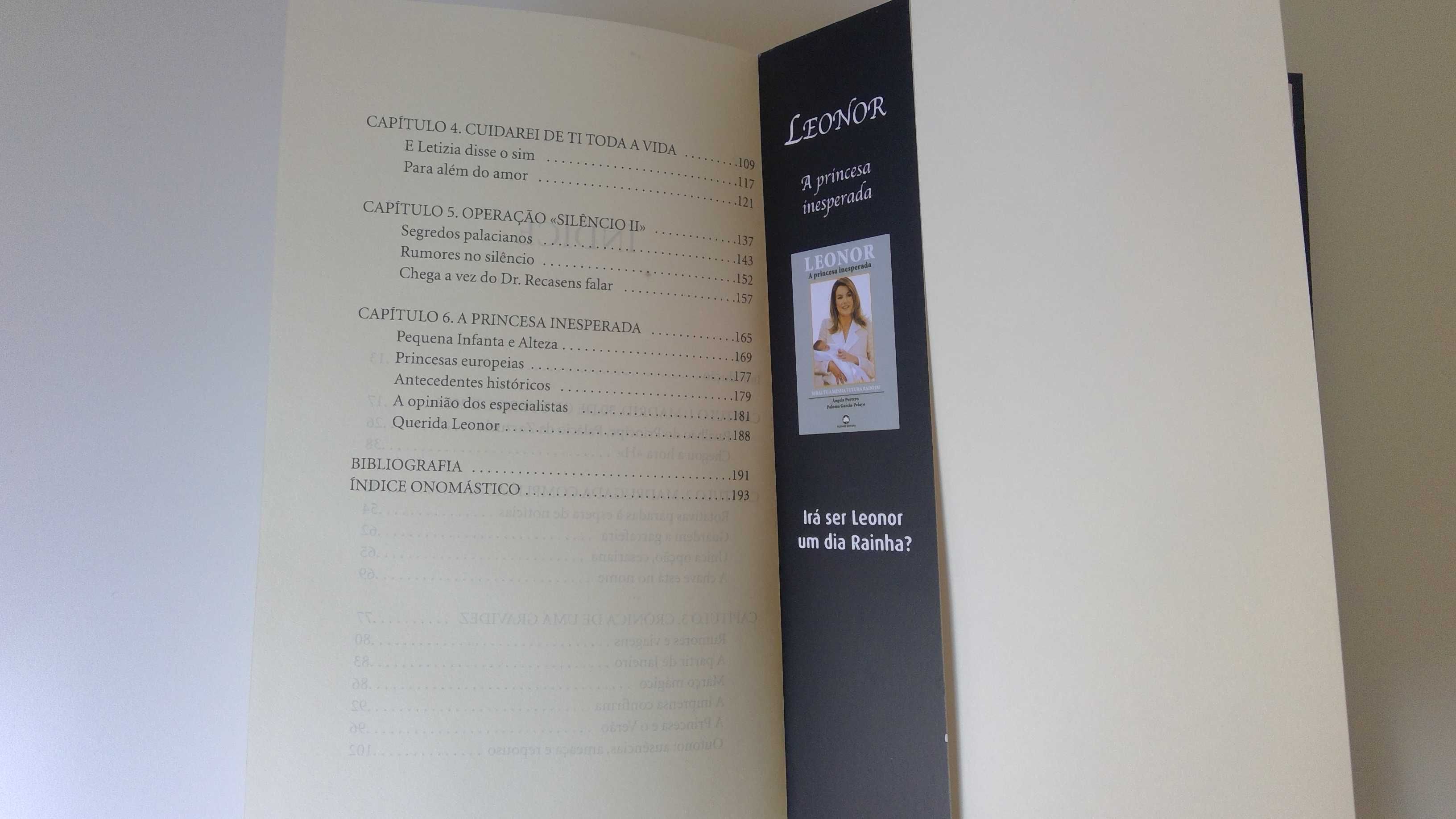 Livro "Leonor - A princesa inesperada"