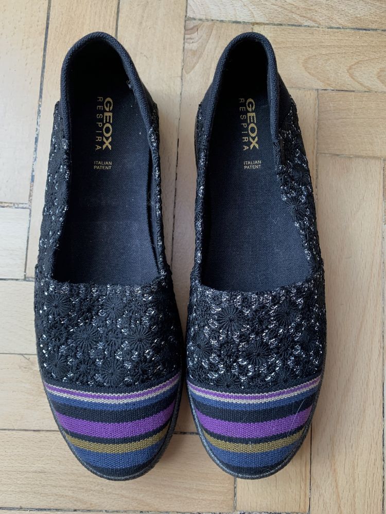 NOWE Espadryle Geox respira r. 38 niespotykany design