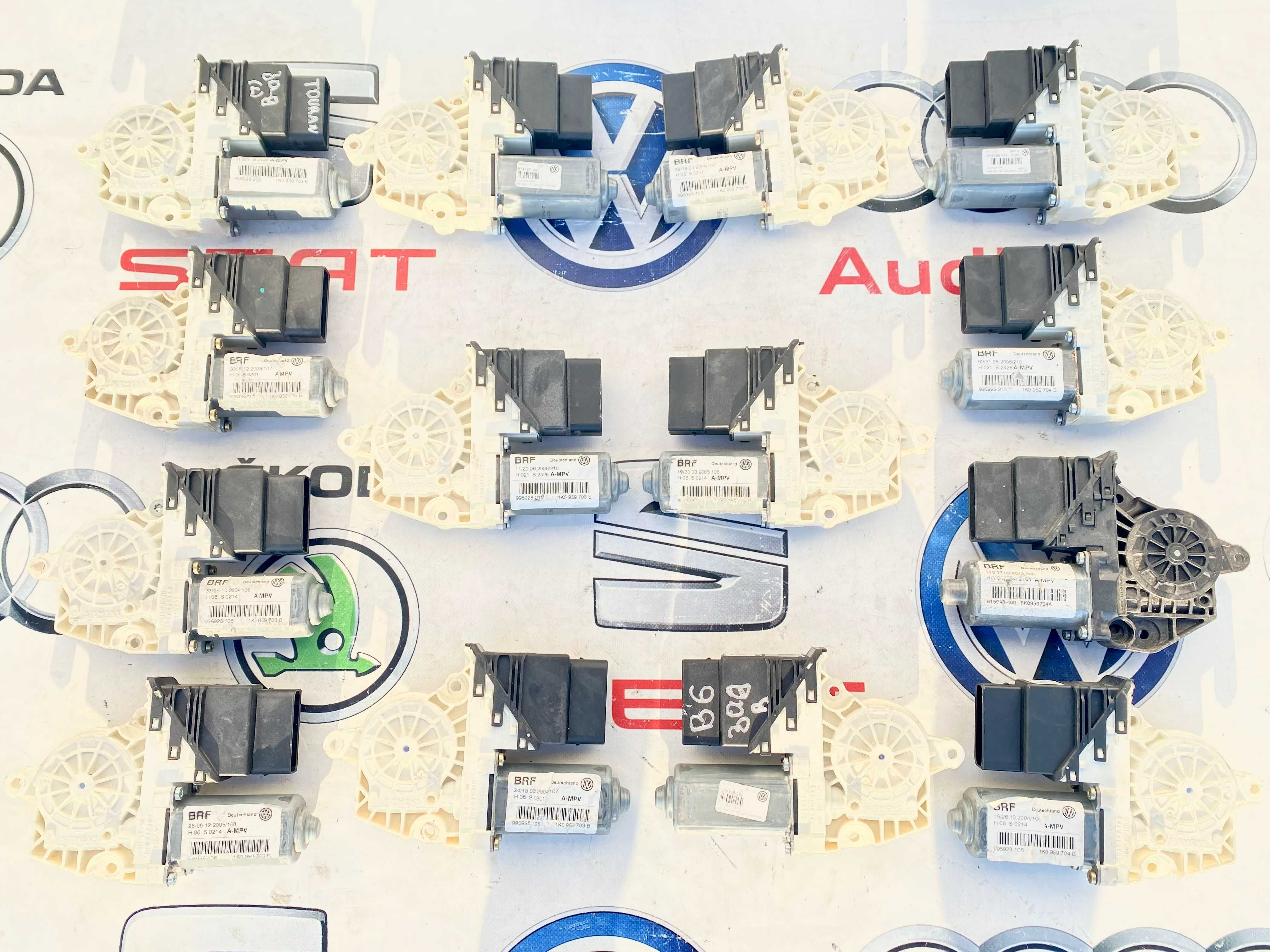 Склопідйомник задній моторчик механізм Caddy Touran Passat B6