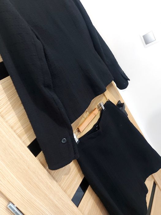 Modna stylowa elegancka garsonka tweedowa garnitur damski XL Reserved