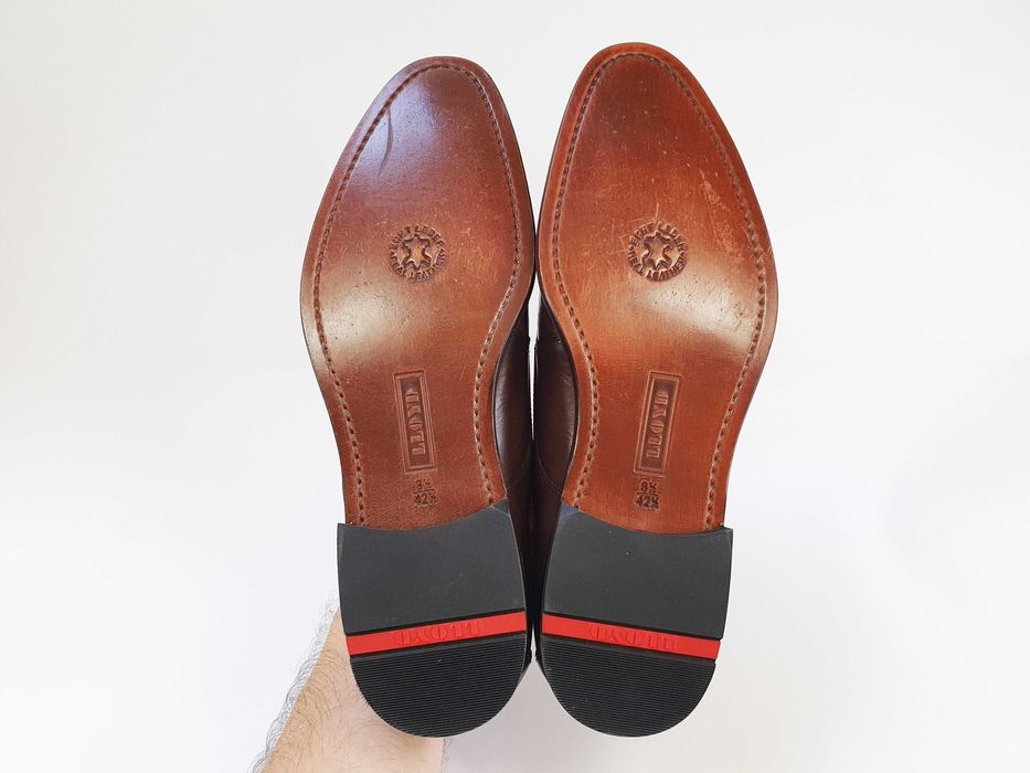 Коричневі чоловічі туфлі LLOYD Made in Romania 43 28 см