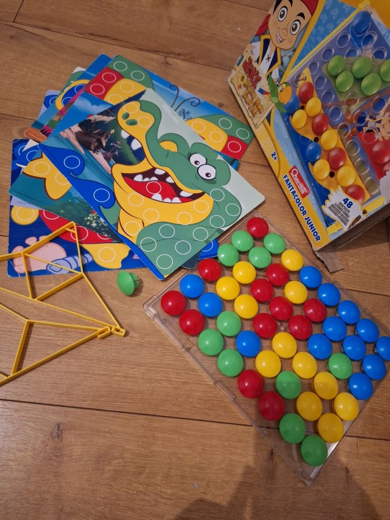 Quercetti Mozaika junior Jake (4204) układanka guzikowa, Montessori