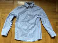 Koszula długi rękaw (błękitna) - Next - 122 cm (6/7 l)