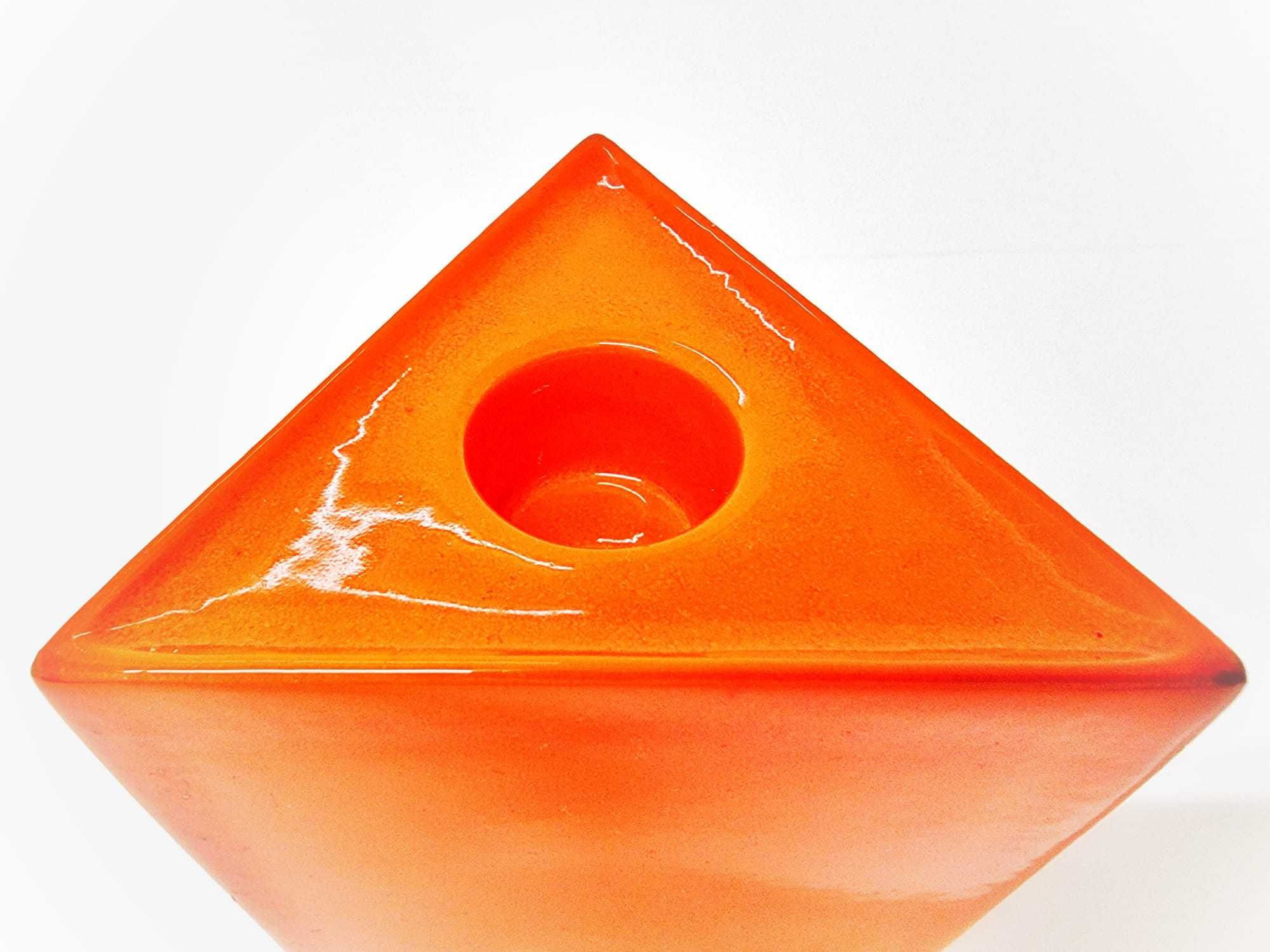 Vaso porta velas de cerâmica Franco Pozzi Space Age Italia anos 70