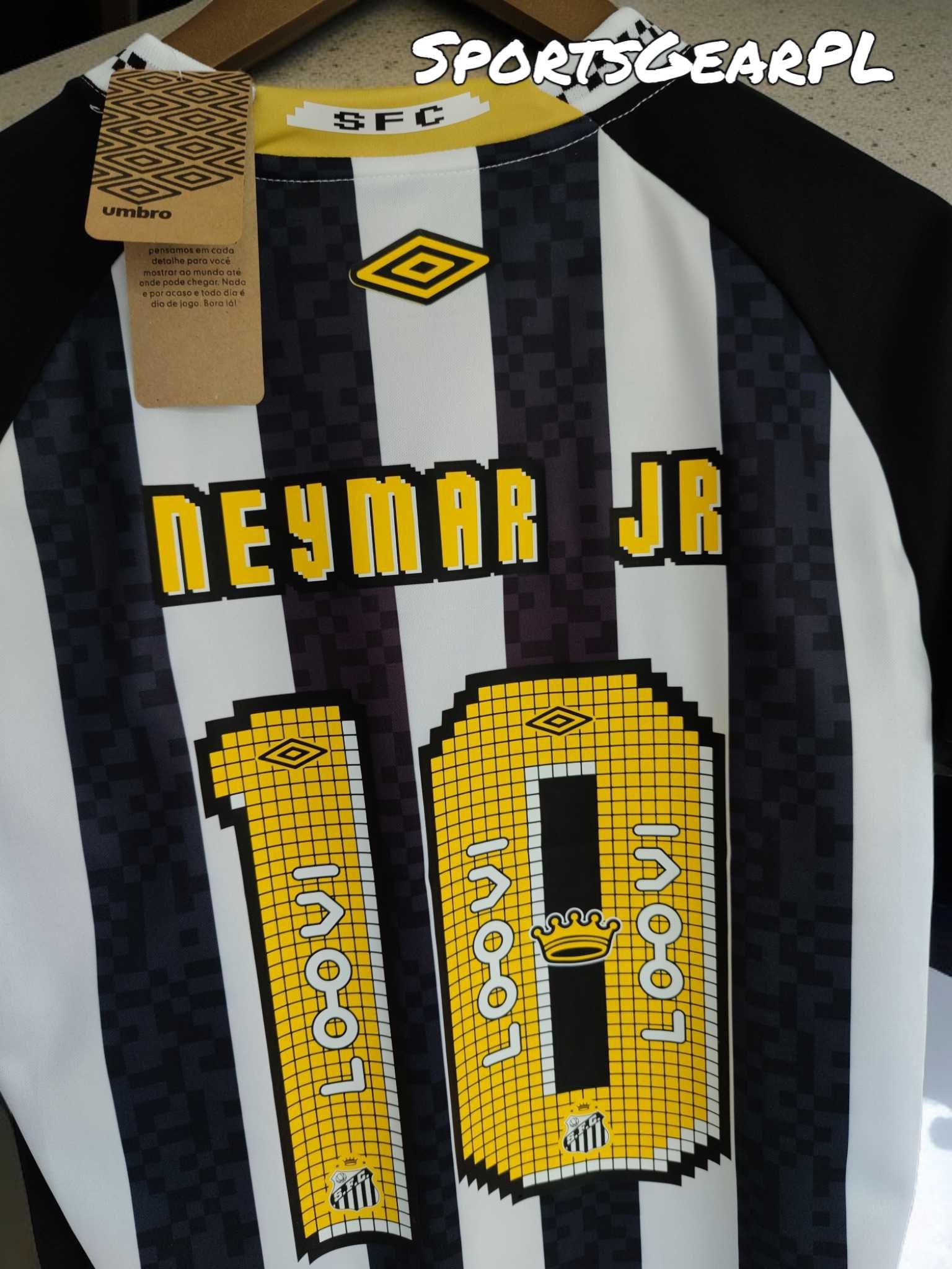 SANTOS FC Neymar Jr Junior #10 Koszulka Wyjazdowa Rozm. S 25/26 UMBRO