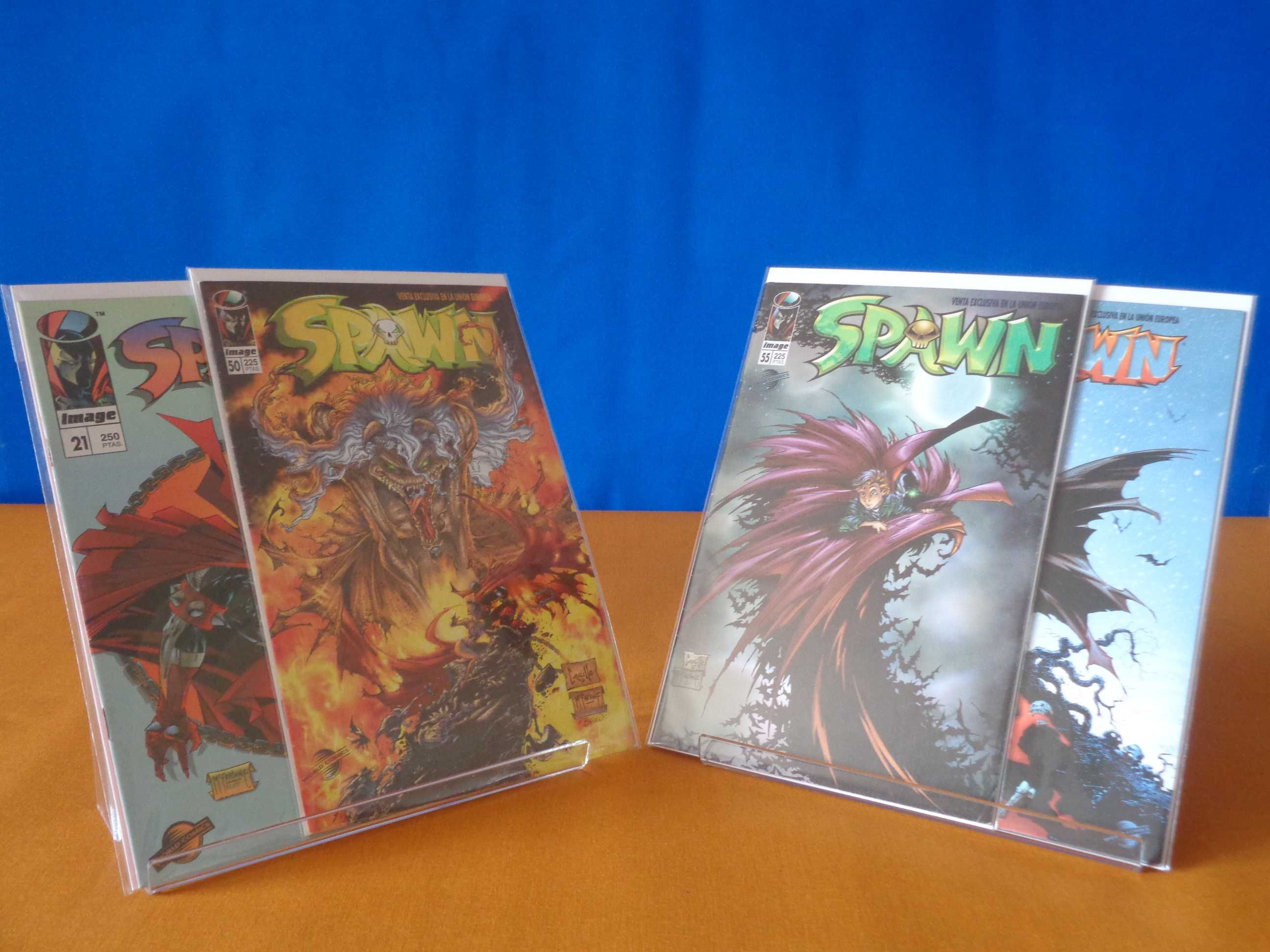 Pack "Spawn". Castelhano. 4 Un. 1995. P. DeAgostini. Portes Incluídos.