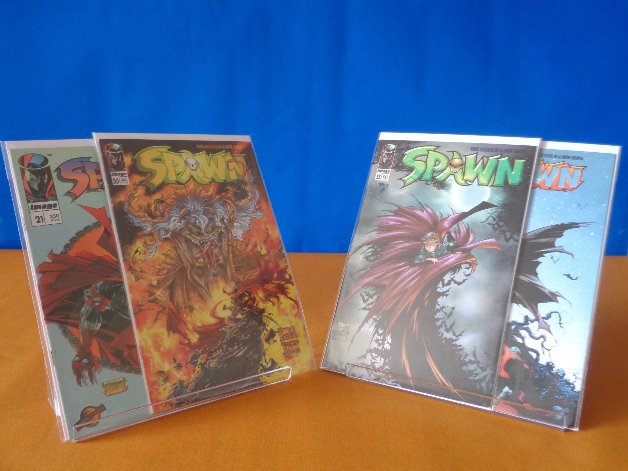 4 Comics do "Spawn" em Castelhano. 1995. Image. Planeta DeAgostini.