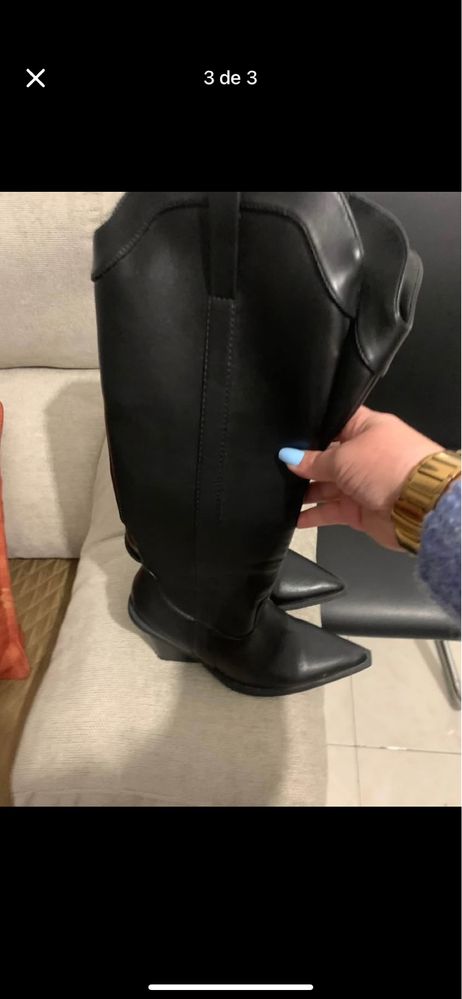Botas novas tamanho 38e meio