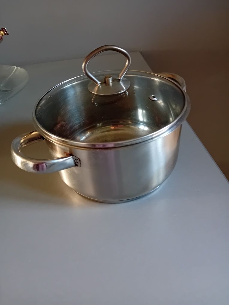 Garnek na wszystkie rodzaje kuchni z przykrywką