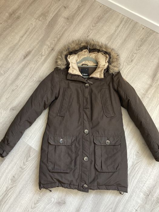 Cubus parka kurtka zimowa puch pierzs ciepła