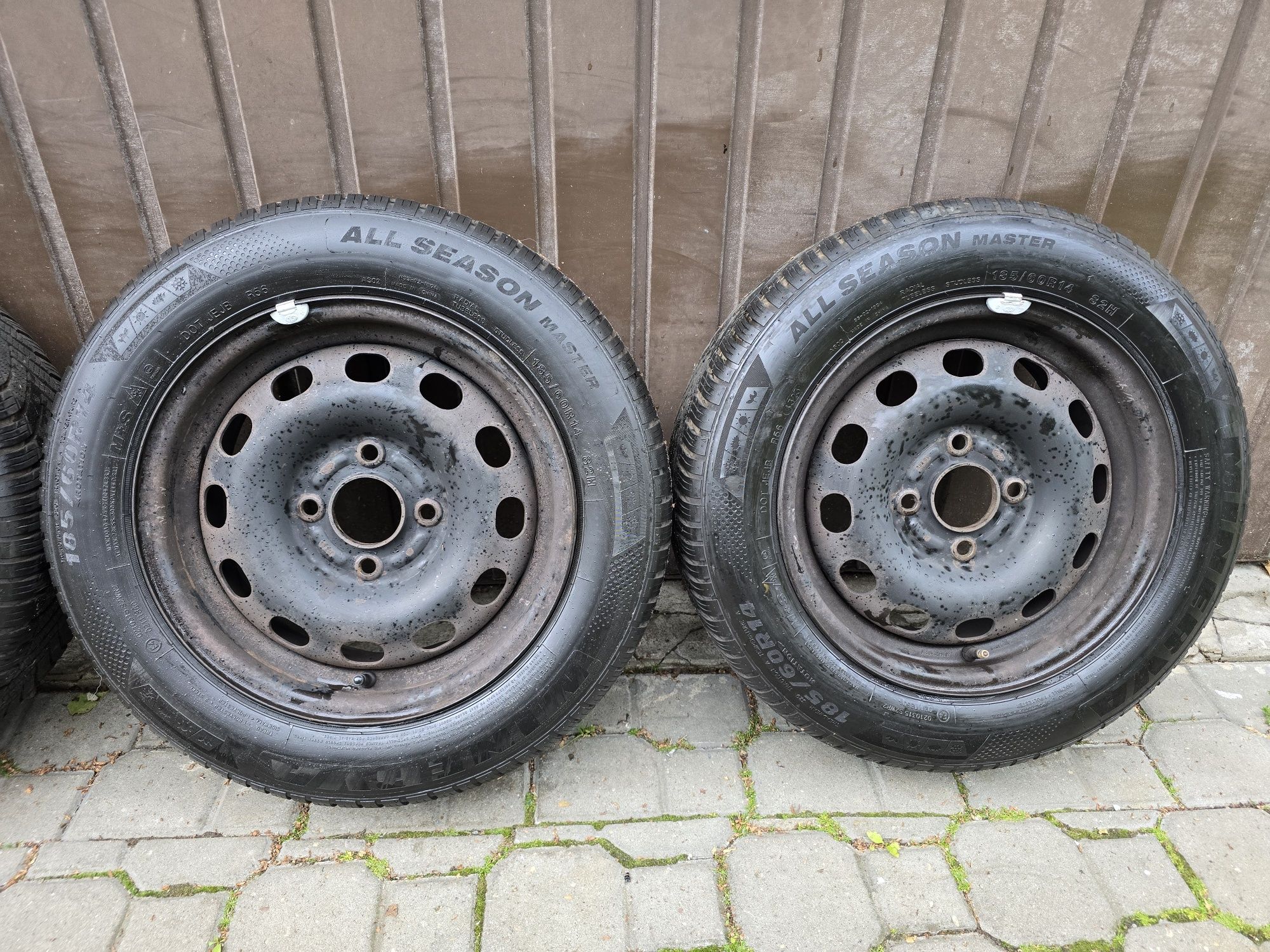 Felgi z oponami 185/60R14 Ford Fiesta 4x108 Fusion Focus Puma KA+