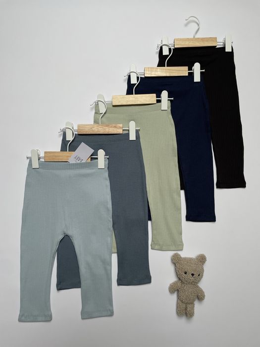 74 80 George 5pak legginsów prążkowane legginsy prążkowana bawełna