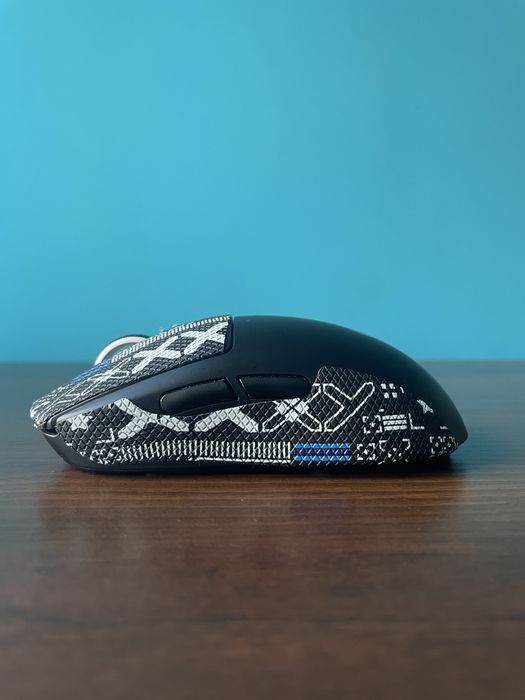 G Pro X Superlight 2 GWARANCJA + Tiger Ice V2 Dots i Gripy Printstream