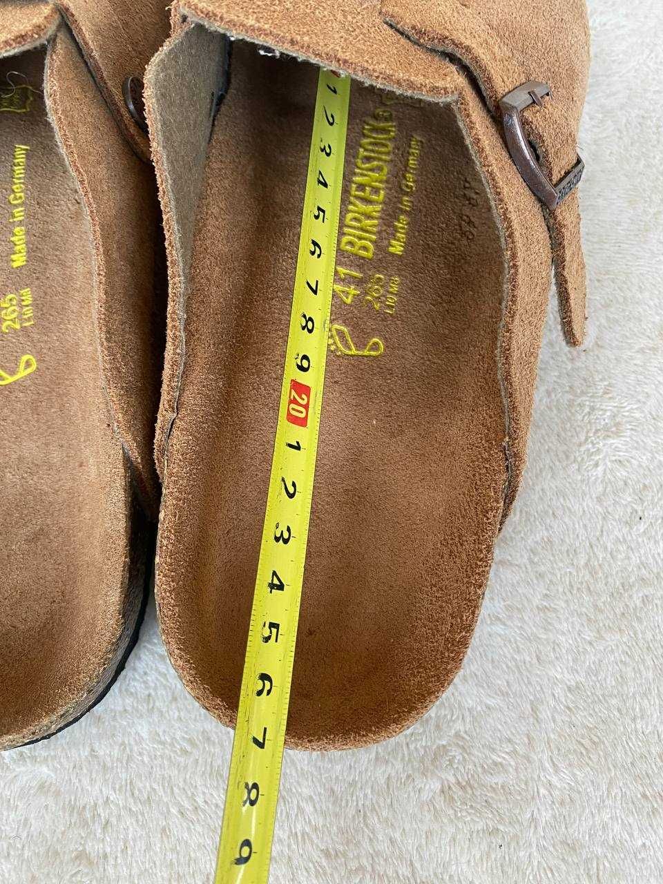 Слабо клоги BIRKENSTOCK Boston Suede