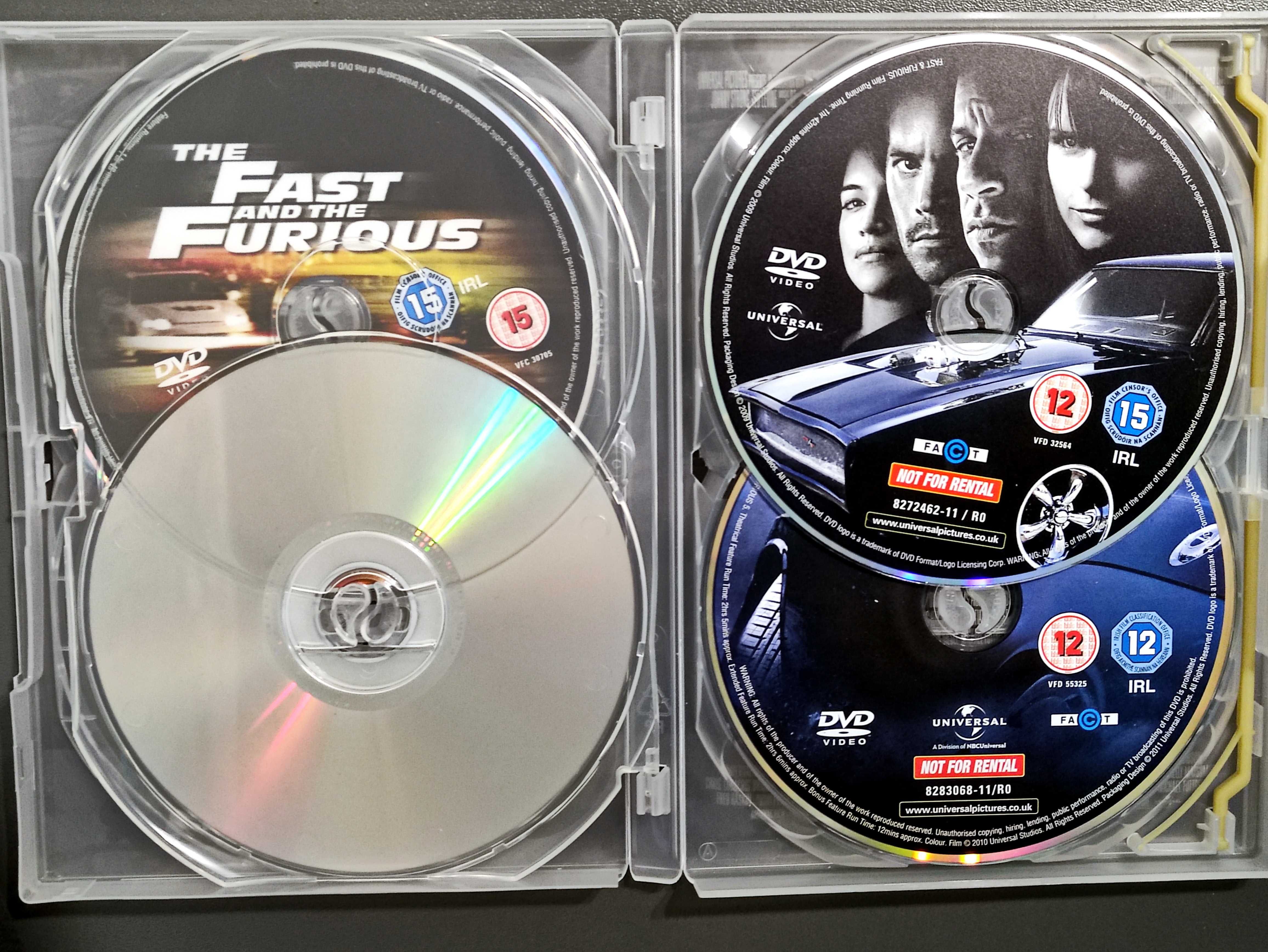 Коллекция DVD дисков фильм Форсаж (Fast & Furious Collection)