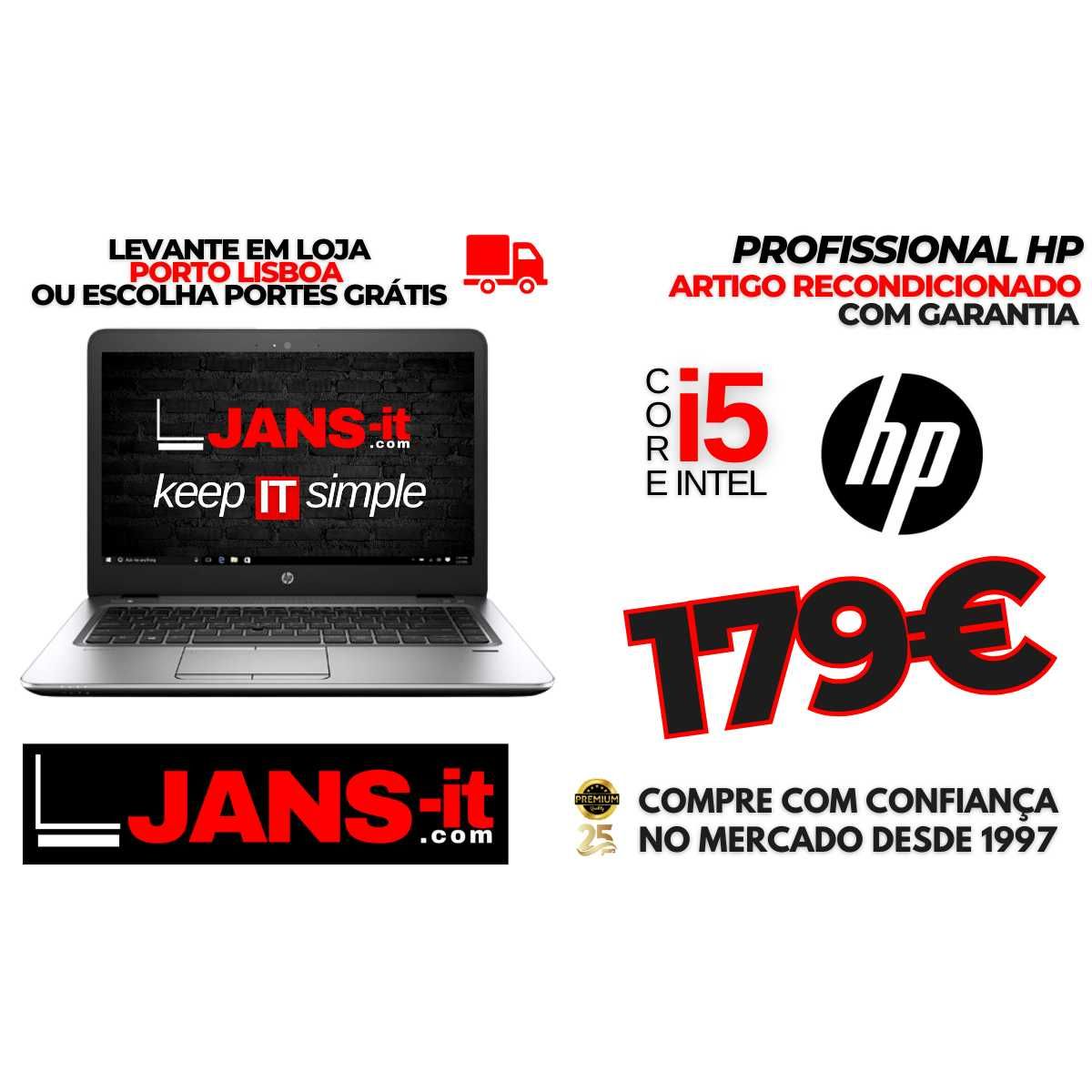 HP 840 G1 - Intel Core i5/8GB/SSD 128GB/14" - O melhor Preço