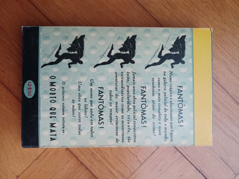 Livros n° 1 e n° 2 da Coleção Fantômas