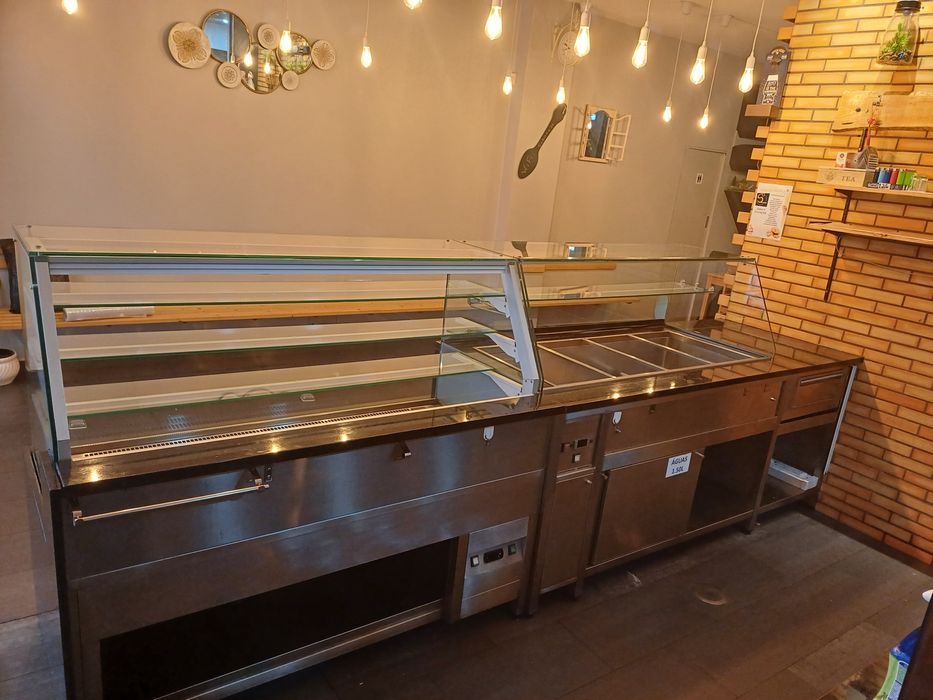 Vitrine expositora pastelaria