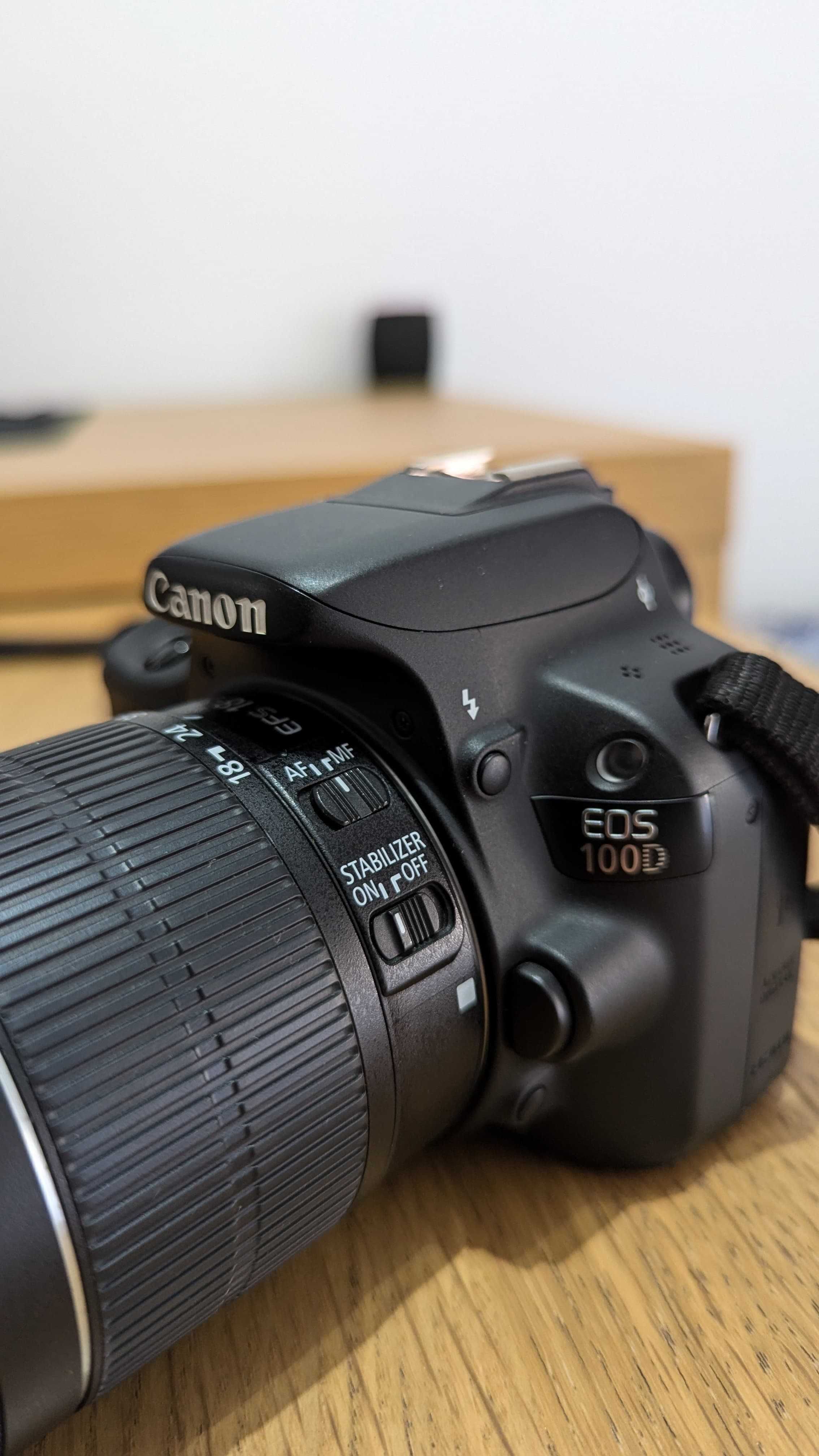 CANON EOS 100D com objetiva EFS 18-55mm