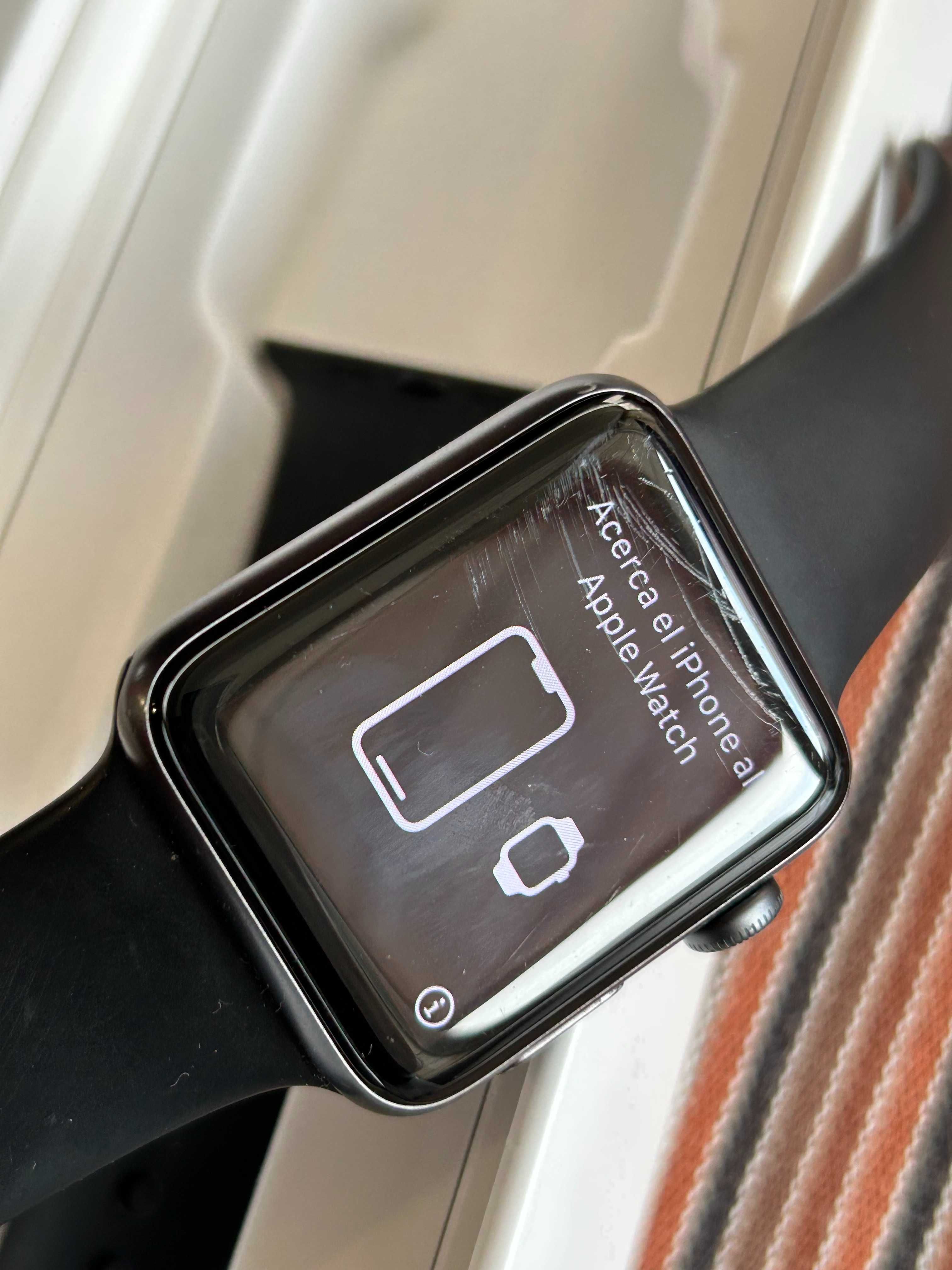 apple watch series 3 42mm space grey model: A1859