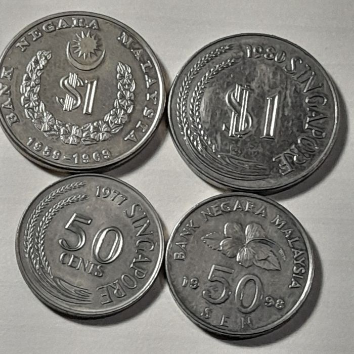 Продам монеты Сингапур/Малайзия. игшапур