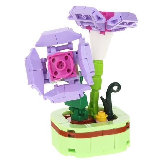 Klocki Konstrukcyjne Kwiaty w Doniczce do Budowania - Wilec