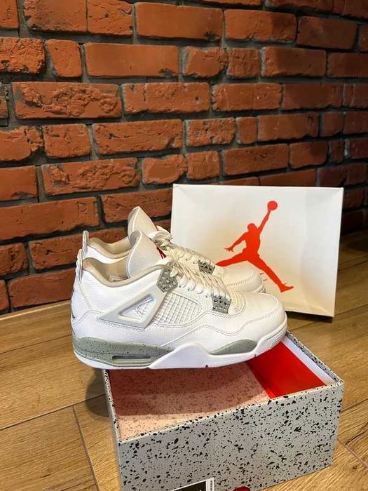 "Buty Trampki" Jordan_4_Retro_White_Oreo R.42
