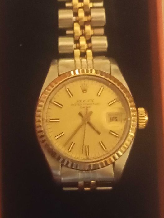 Relógio Rolex senhora aço ouro