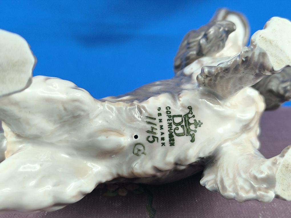 Spaniel Dahl Jensen Kopenhaga #pies #porcelana #ozdoba #prezent