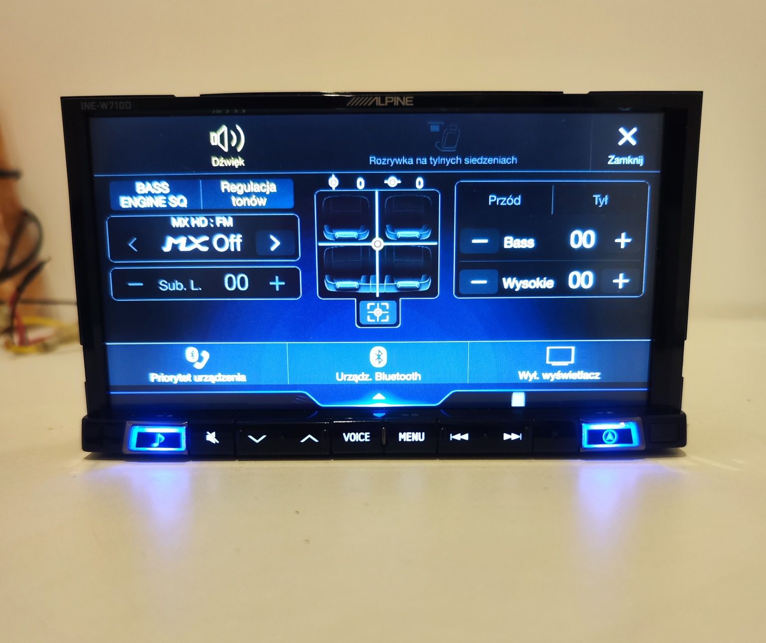 Alpine ine-w710d navi android carplay bluetooth full