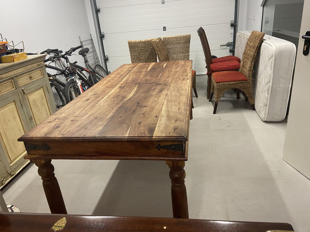 Mesa de jantar madeira maciça