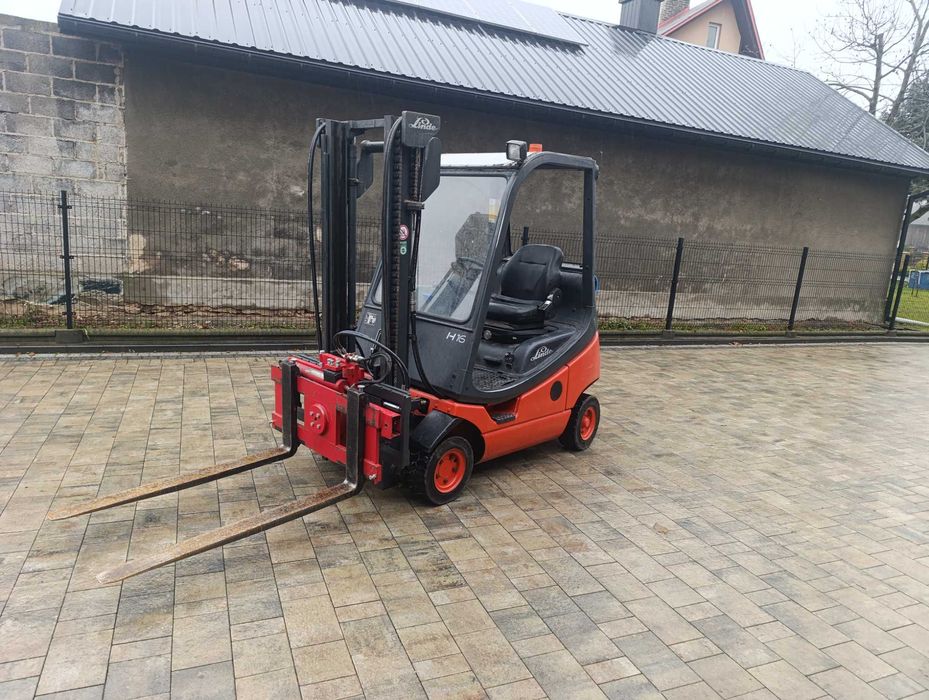 Linde Wózek widłowy z obrotnica