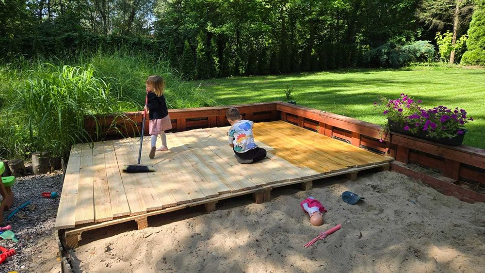 Podwójna działka ROD Wilanówka, Vogla, Wilanów