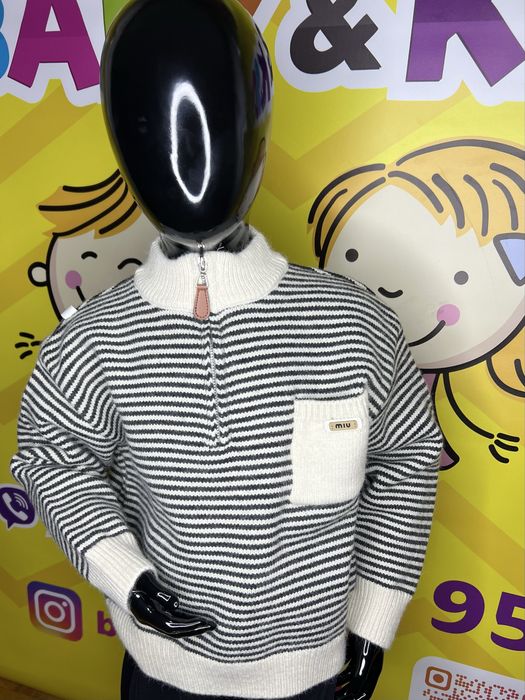 Теплий зимовий светр дя хлопчиків та дівчаток