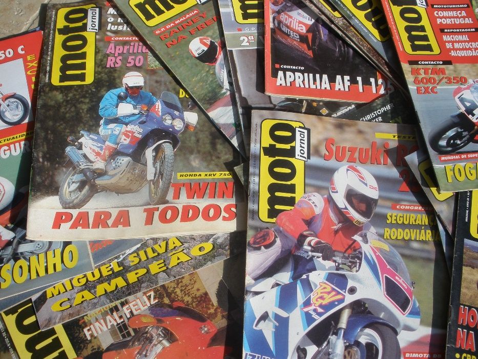 Coleção Revistas Motojornal e Motociclismo.