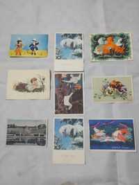 Старые открытки времен СССР