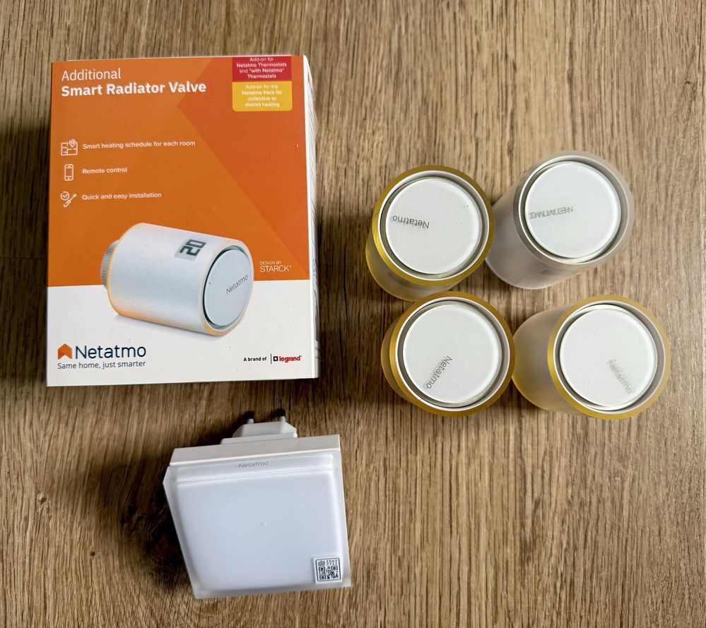 Netatmo Smart Radiator Valves Starter Kit Apple Homekit