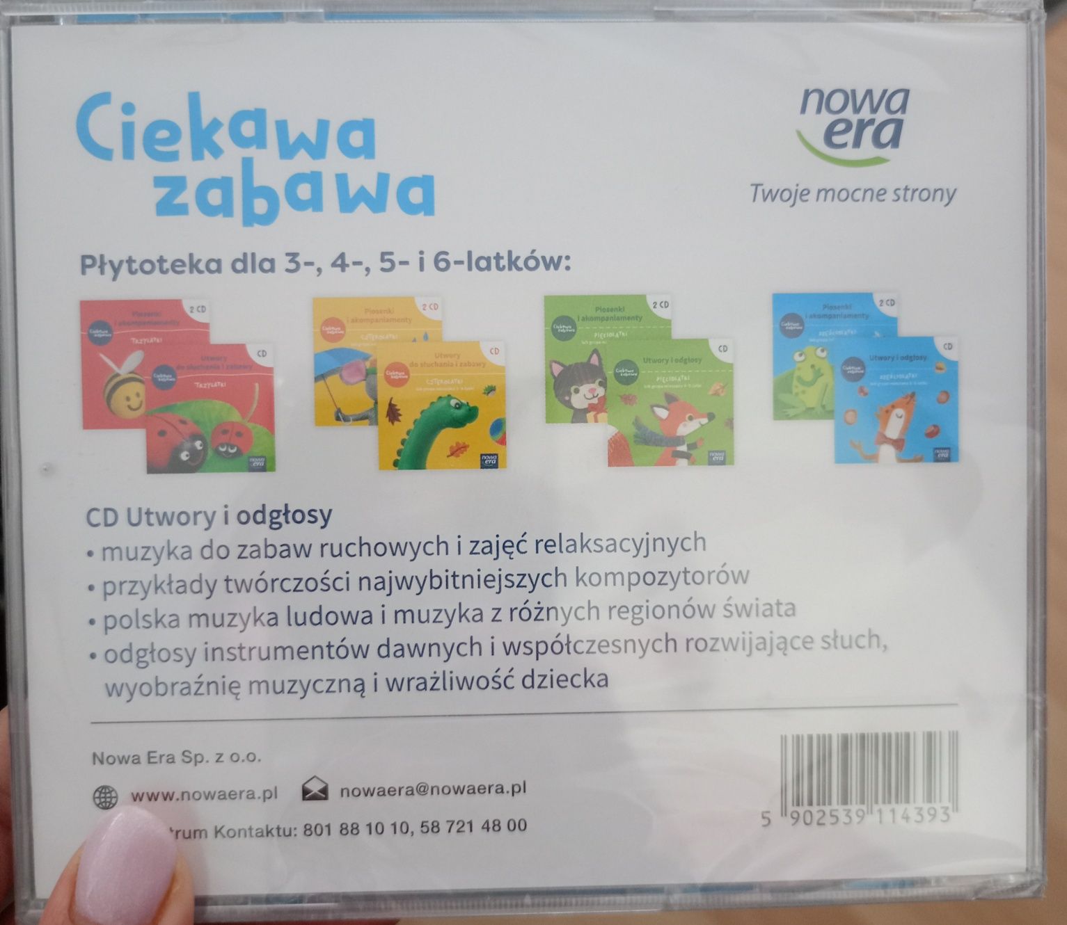 Płyta CD Ciekawa zabawa Nowa Era 6latki