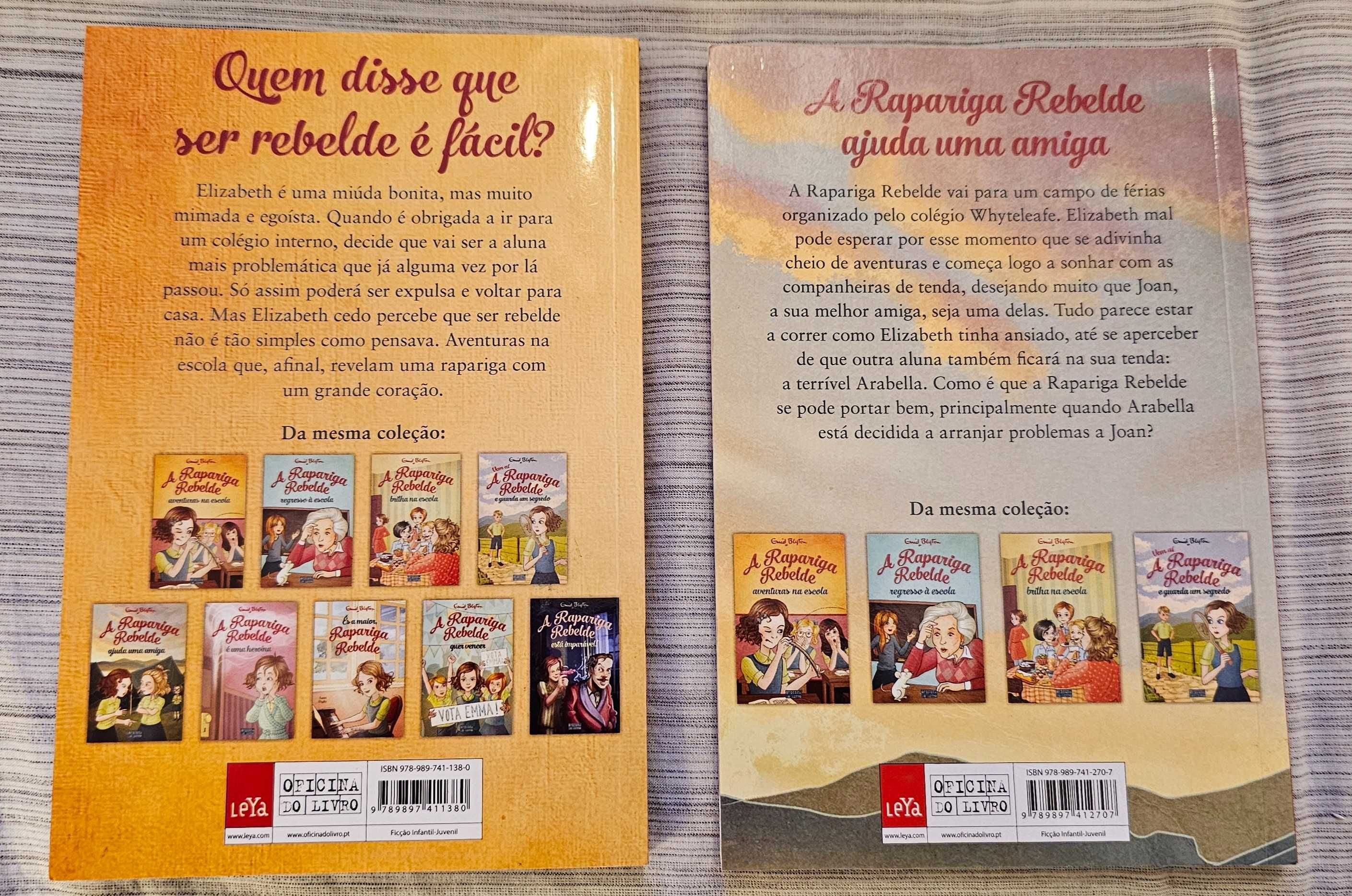 2 Livros "A Rapariga Rebelde"