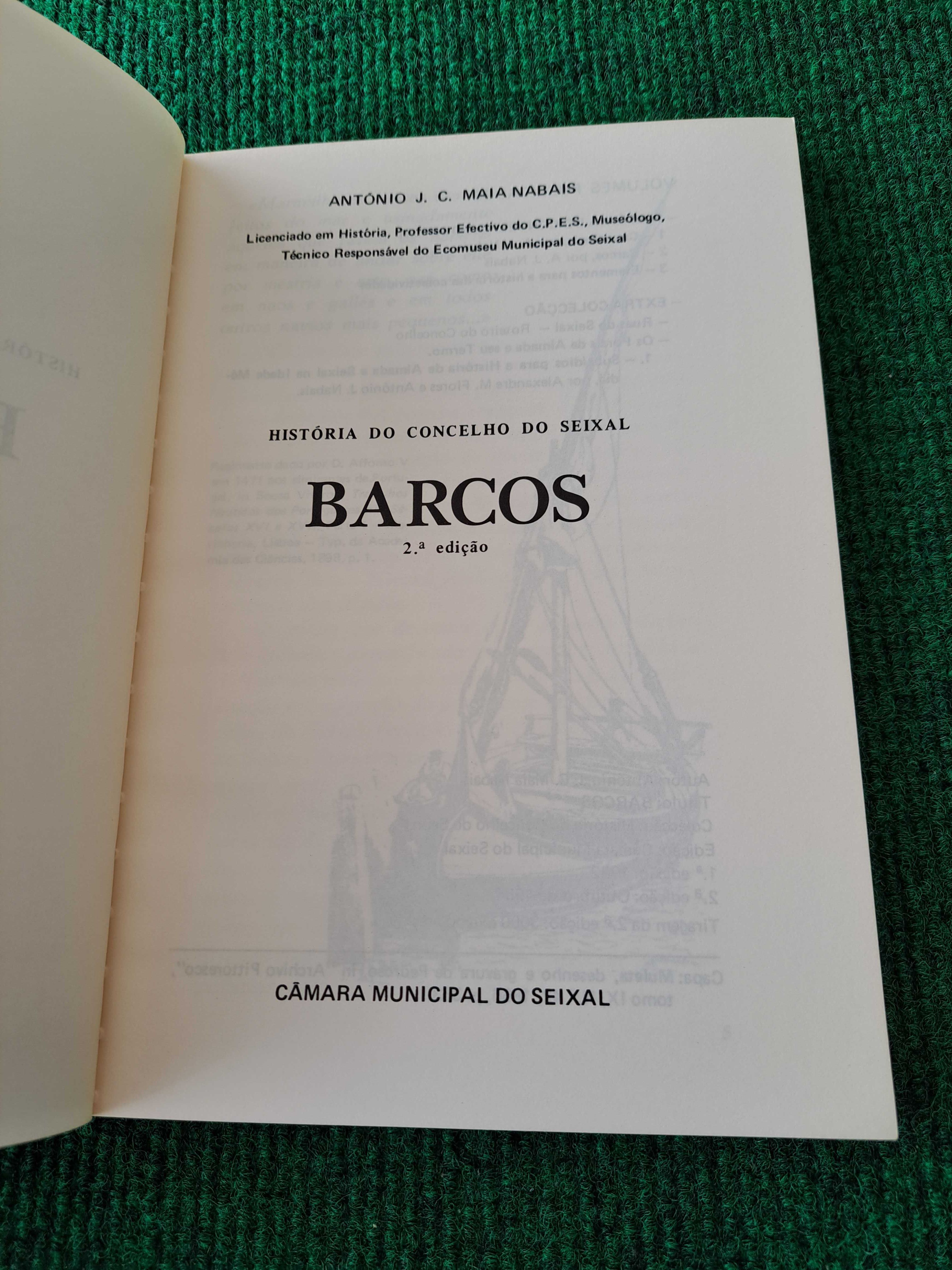 Barcos - História do Concelho do Seixal -  António J. Nabais