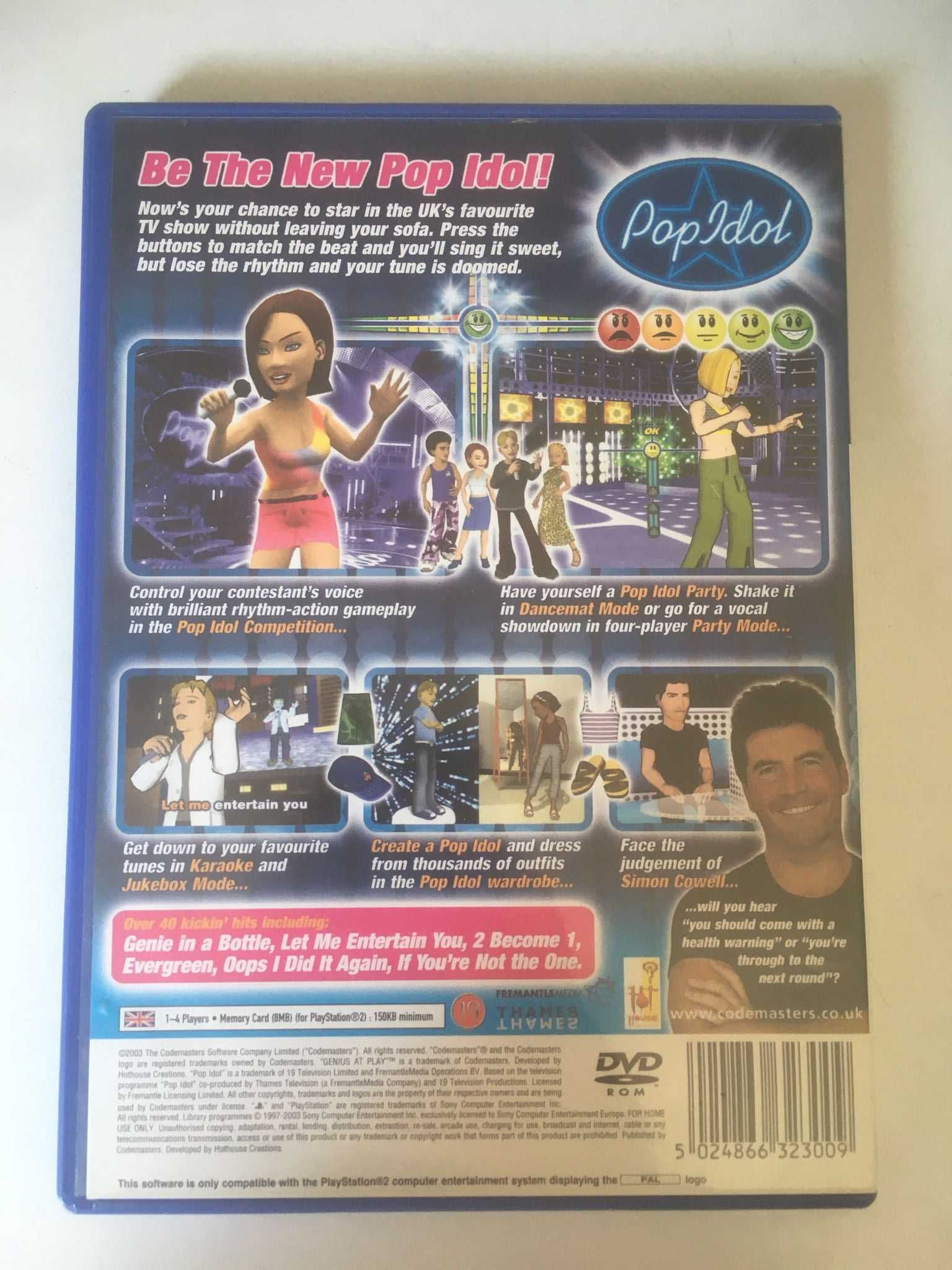 PS2 - Pop Idol (para playstation 2)