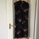 H&M retro vintage, japoński motyw sukienka
