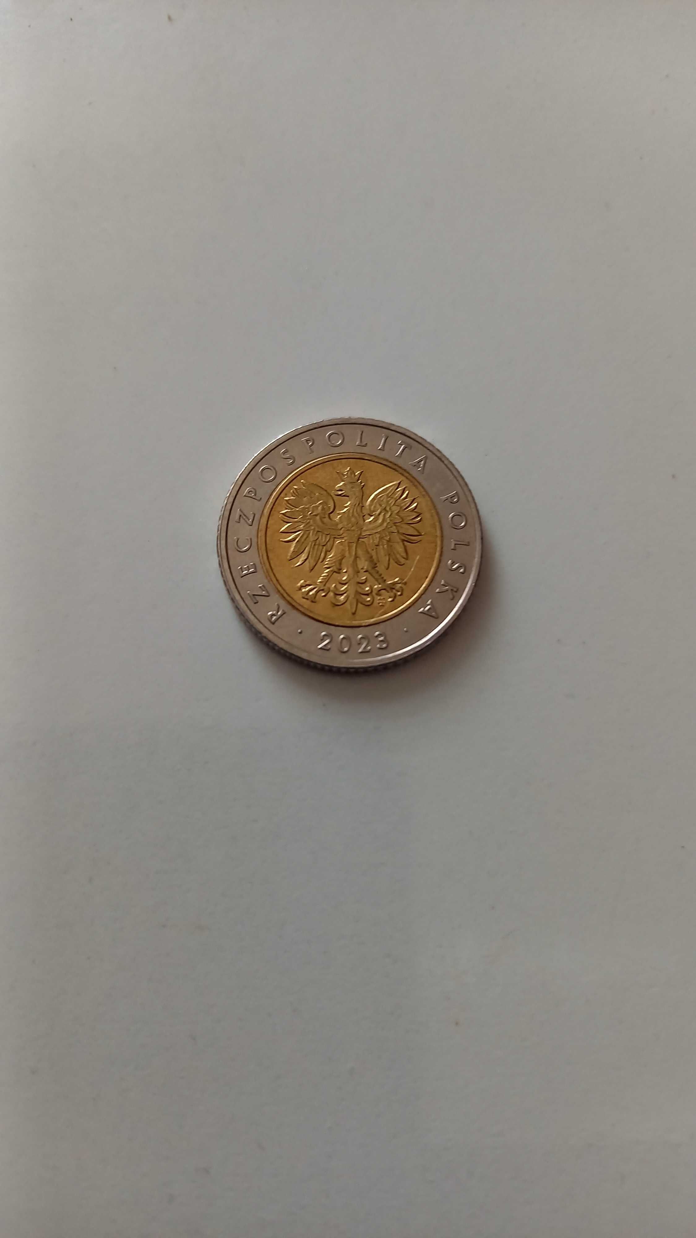 moneta 5 złotych stan menniczy 2023 rok produkcji