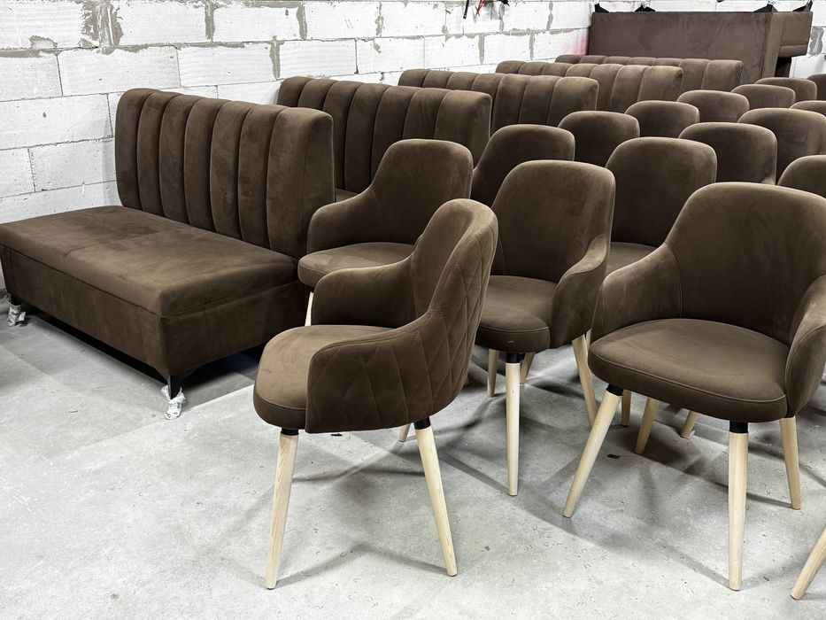 Дивани стільці для кафе ресторана бара піцерії Власне виробництво