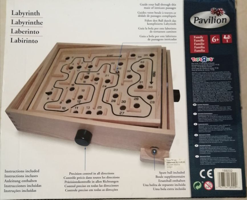 Pavilion - Labirinto
+ de 6 anos
1 jogador